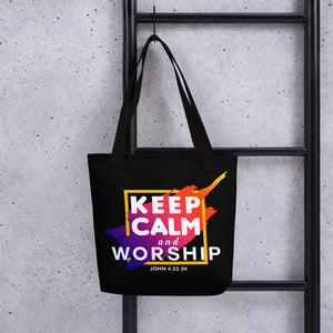 Limited Edition Keep Calm and Worship Tote Bag