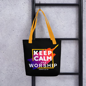 Limited Edition Keep Calm and Worship Tote Bag